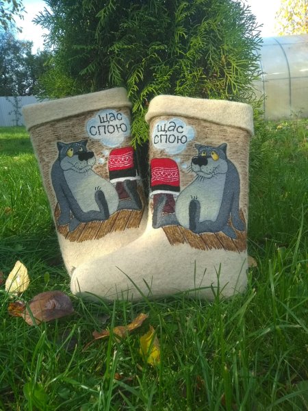 Валенки прикольные