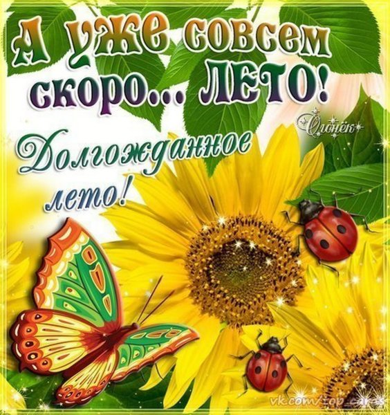 С послетним днемвесны завтра лето