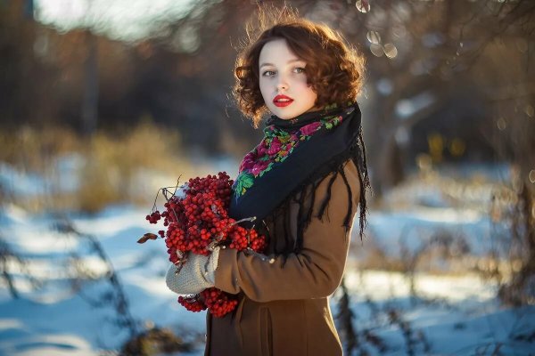 Зимняя девушка