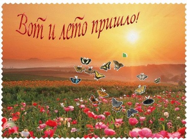 С началом лета