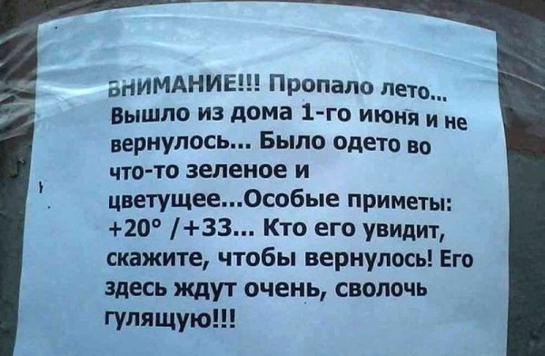 Вот такое Хреновое лето