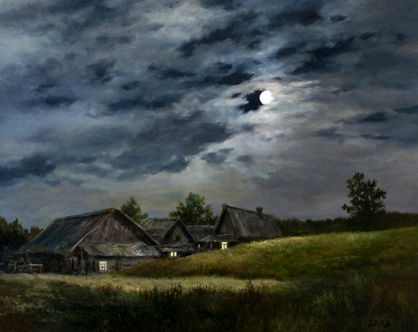 Апрель ночь живопись