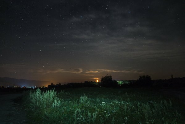 Тихий вечер в деревне