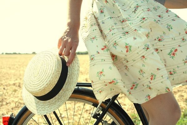 Велосипед на природе