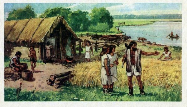 Поселок древних земледельцев и скотоводов