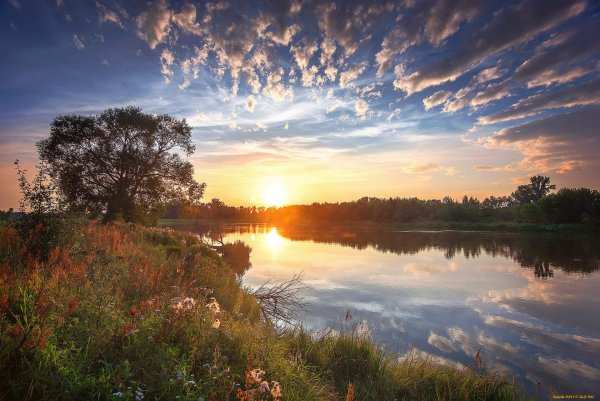 Красивый рассвет