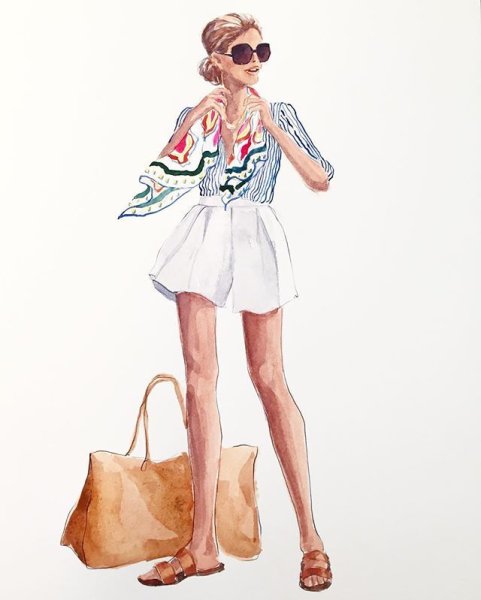 Модные иллюстрации Inslee Haynes
