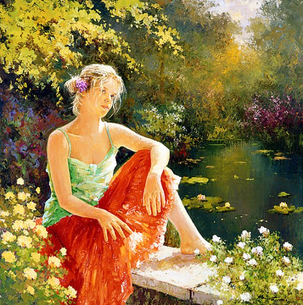 Красавица летом