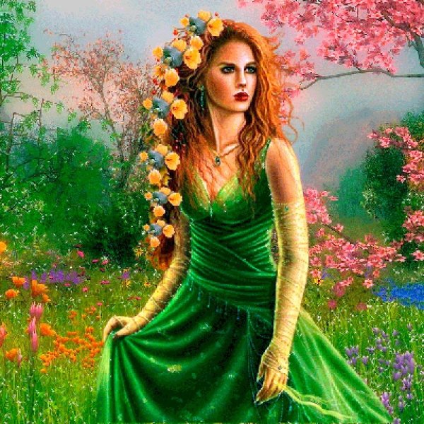 Акварели художницы Ryu Eunja