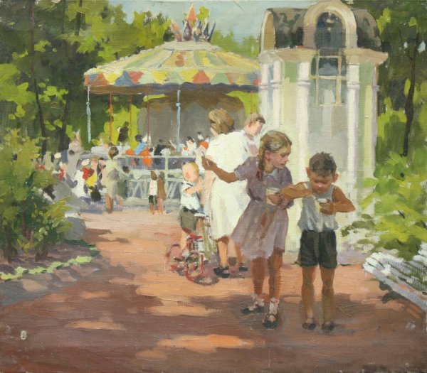 Советское детство в живописи