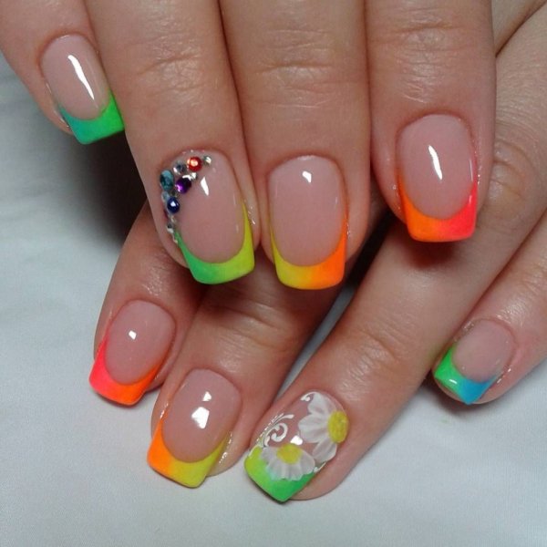 Летний дизайн ногтей