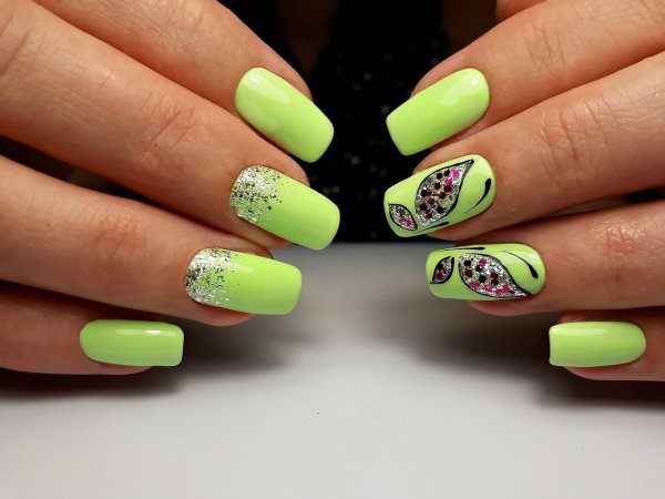 Разноцветный френч