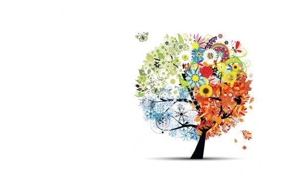 Дерево четыре времени года