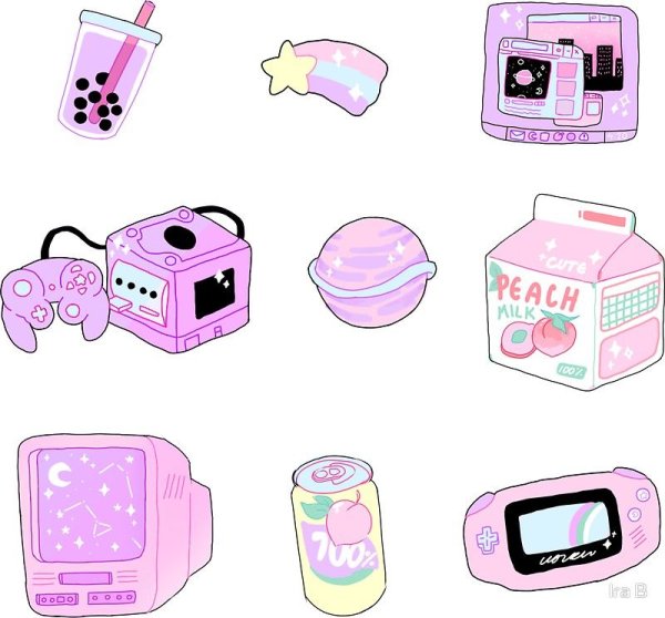 Наклейки aesthetic