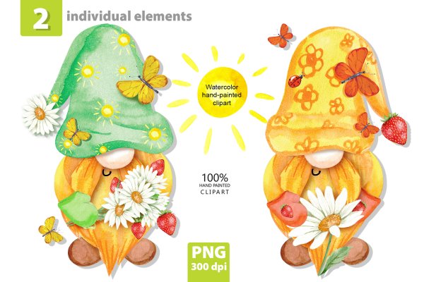 Гномик с колокольчиком