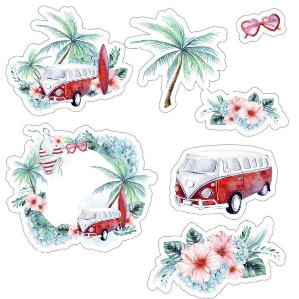 Наклейки путешествие для скрапбукинга