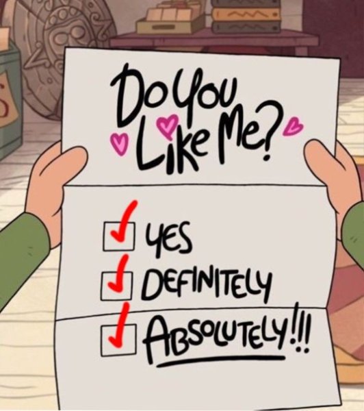 Гравити Фолз я тебе нравлюсь