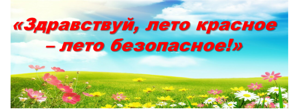Безопасное лето баннер