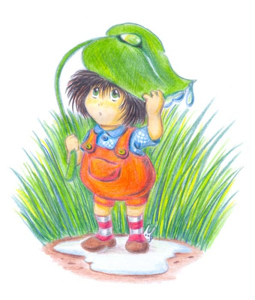 Иллюстрации летний дождик для детей