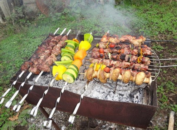 Шашлыки на даче