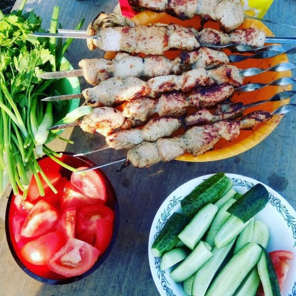 Шашлыки на даче