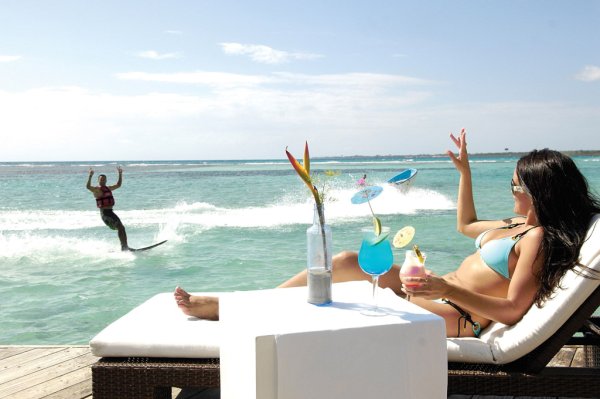 Семья на отдыхе