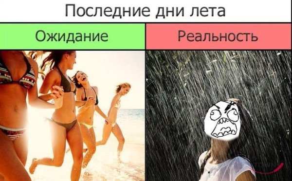 Лето ожидание реальность
