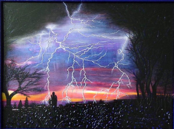 Пейзаж гроза