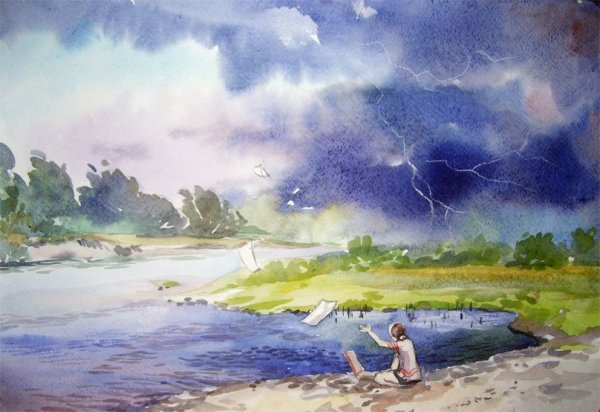 Фото Радуга после дождя