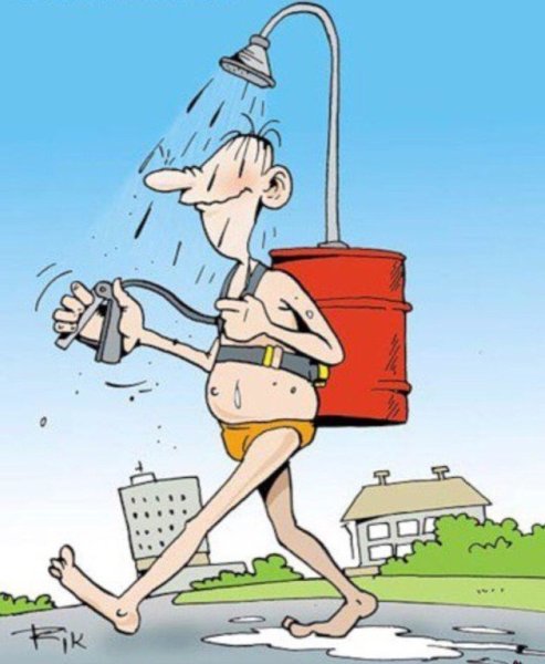 Карикатуры про лето