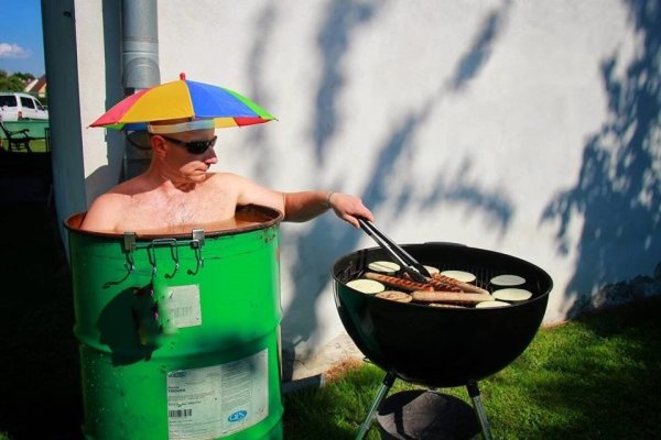 Жара на даче