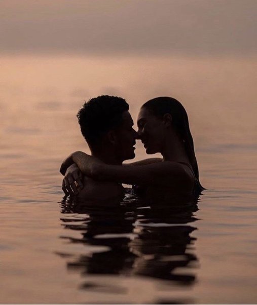 Поцелуй на море