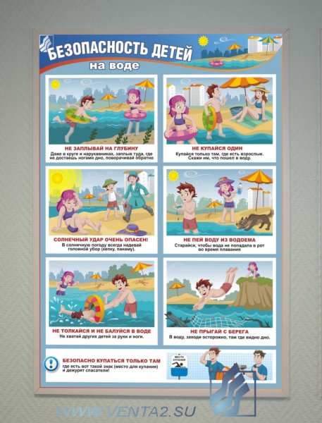 Безопасность на воде для детей