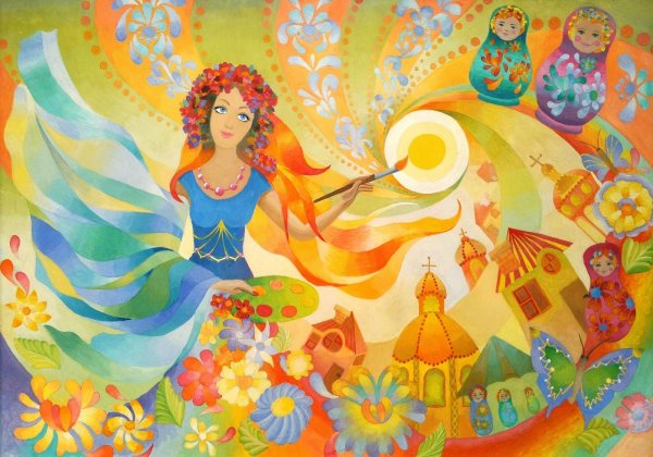 Краски лето в детском саду