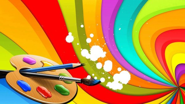 Кисти и краски