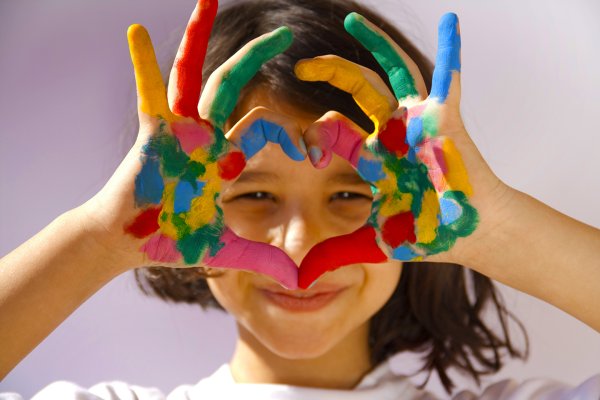 Фон красочный детский