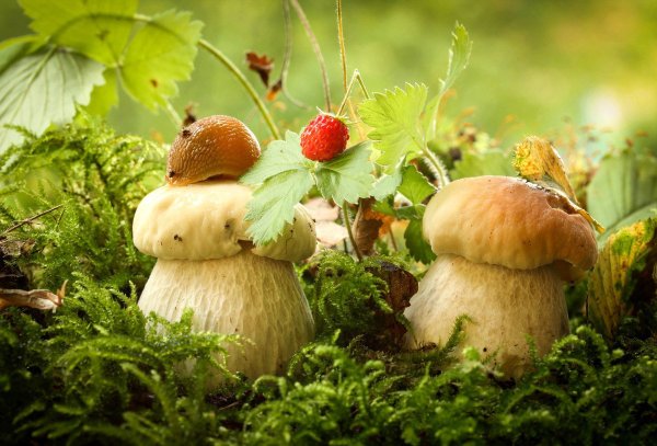 Грибы в природе