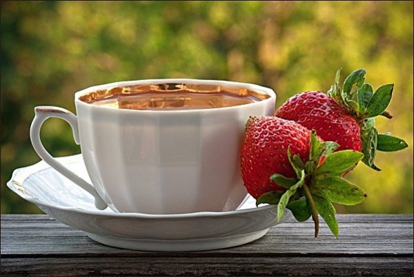 Утро кофе лето