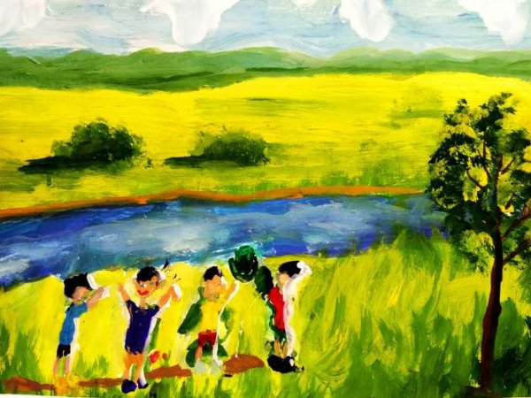 Конкурс летняя открытка рисунок