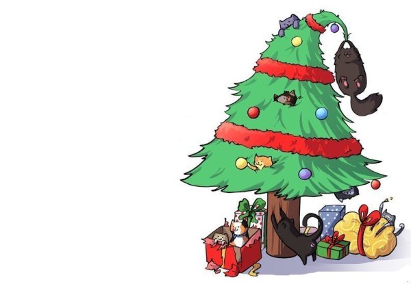 Елка иллюстрация