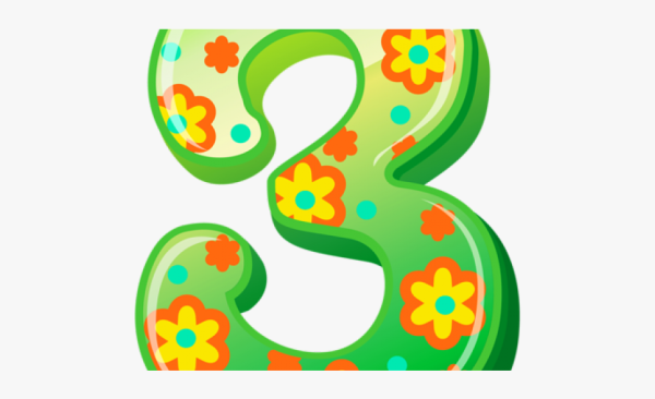 Цифра три красивая