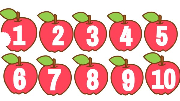 Цифры от 1 до 10