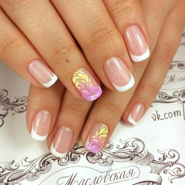 Красивый летний френч