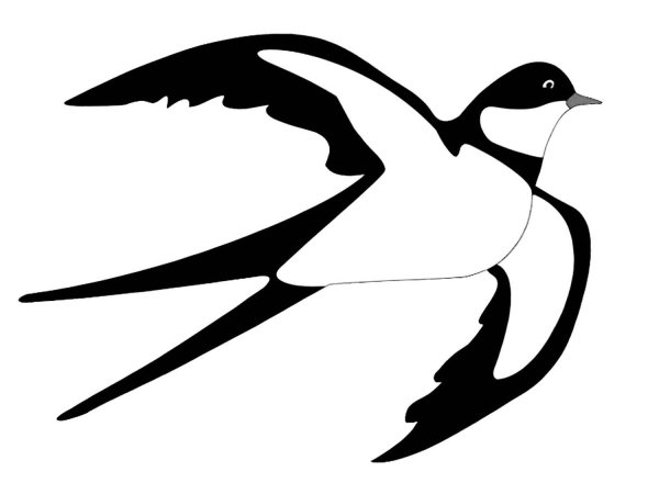 Ласточки для вырезания