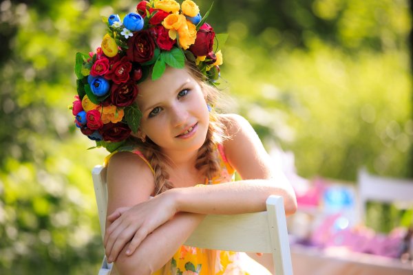 Дети лето радость