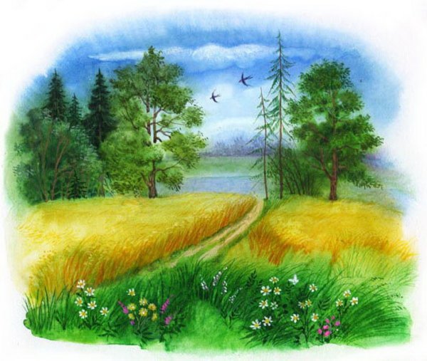 Картина природы для детей