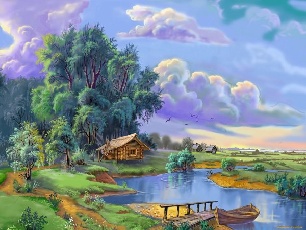 Художник Цыганов Виктор Захарович чарующие пейзажи