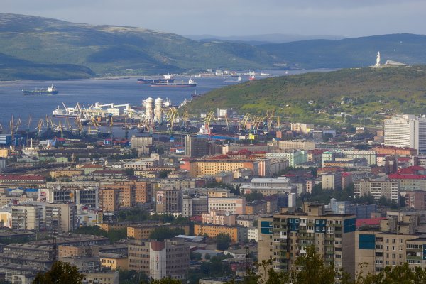 Мурманск вид сверху