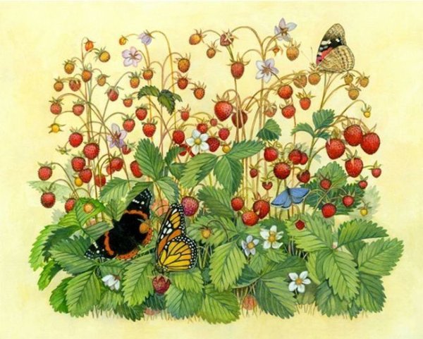 Землянка в лесу живопись