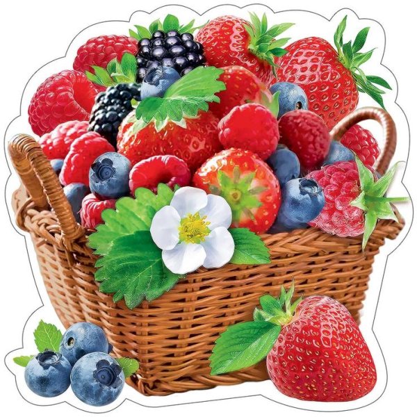 Корзинка с ягодами для детей